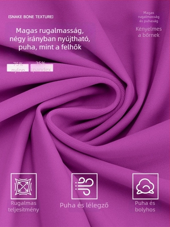 Desire Move női szűk sporttop beépített melltartó párnával, gyorsan száradó Nylon-Spandex, derékhossz