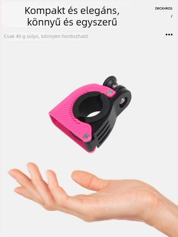 Kerékpár harang rejtett mini dizájnnal, hüvelykujj-haranggal, Drckhros Ld03, műanyag