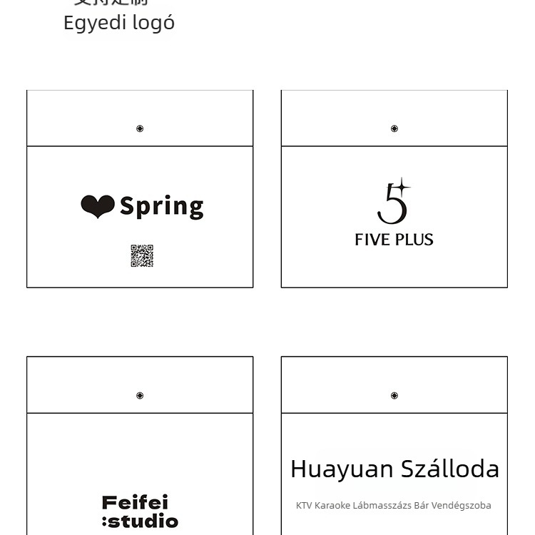 Nem szőtt anyagú ruházati csomagoló zsák – belső csomagolás ruházati bolt számára logóval és porvédő zárással (Cikkszám: F99HMJ5595H8T5; Eredet: Kína; Kereskedelmi export: Nem)