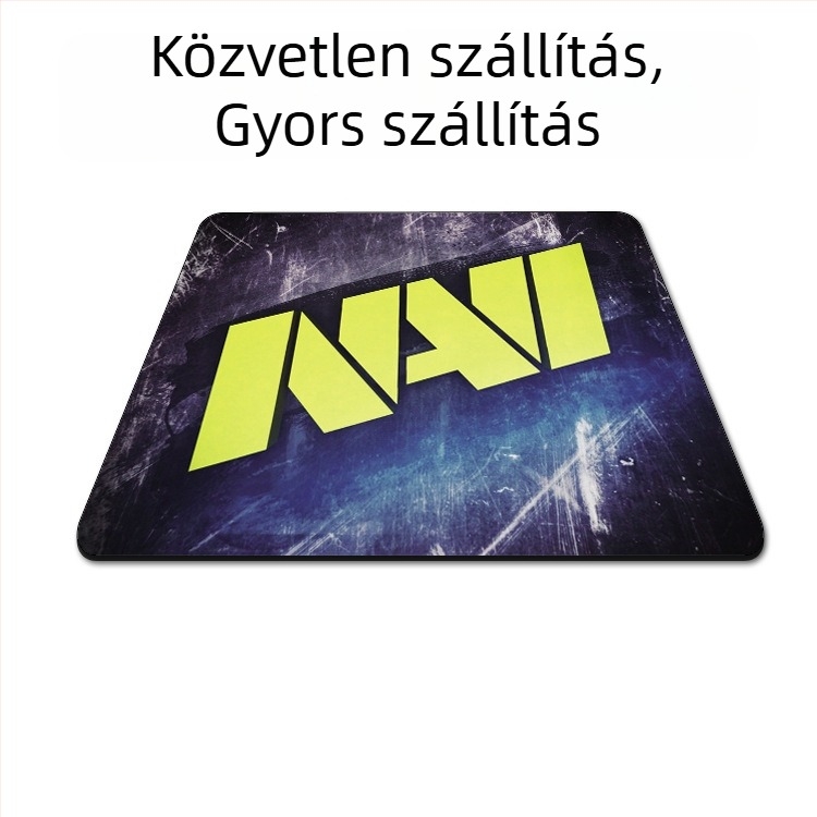 Gaming egérpad vastag szegéllyel, egyoldalas, szövetből, csuklótámasz, CS:GO, LOL és FPS játékokhoz
