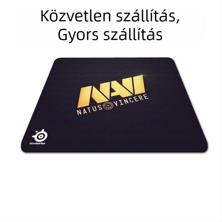 Gaming egérpad vastag szegéllyel, egyoldalas, szövetből, csuklótámasz, CS:GO, LOL és FPS játékokhoz