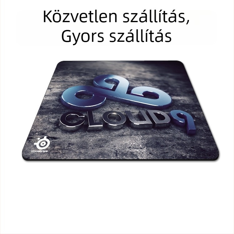 Gaming egérpad vastag szegéllyel, egyoldalas, szövetből, csuklótámasz, CS:GO, LOL és FPS játékokhoz