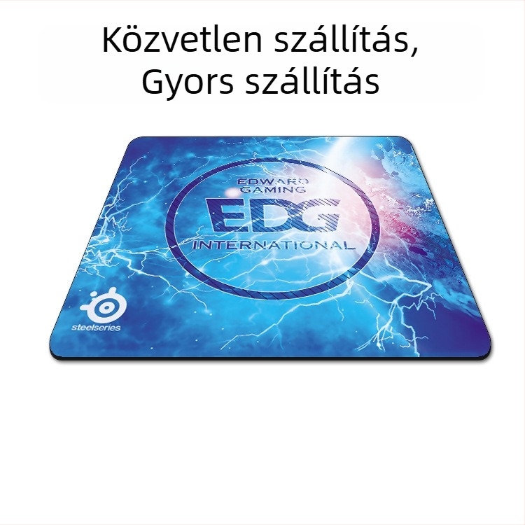 Gaming egérpad vastag szegéllyel, egyoldalas, szövetből, csuklótámasz, CS:GO, LOL és FPS játékokhoz