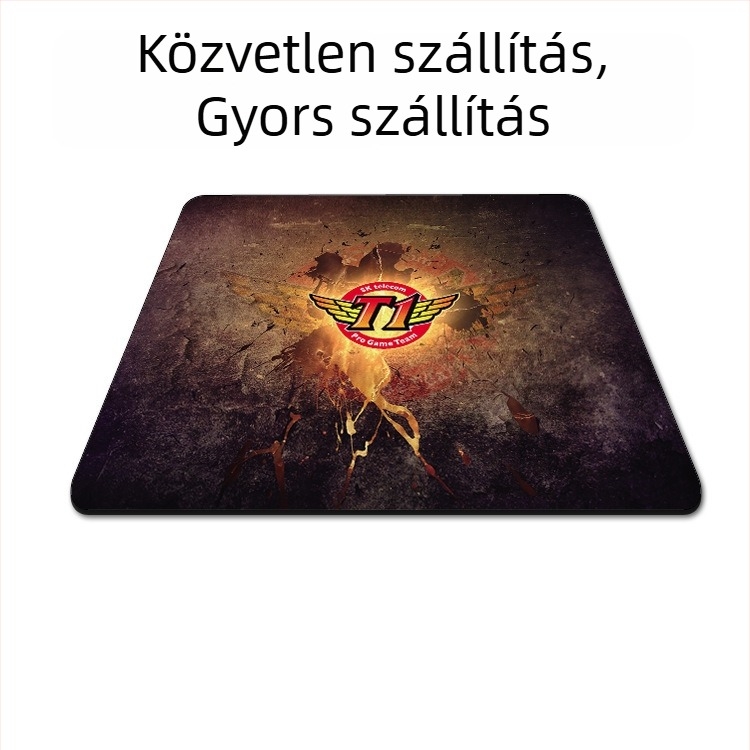 Gaming egérpad vastag szegéllyel, egyoldalas, szövetből, csuklótámasz, CS:GO, LOL és FPS játékokhoz