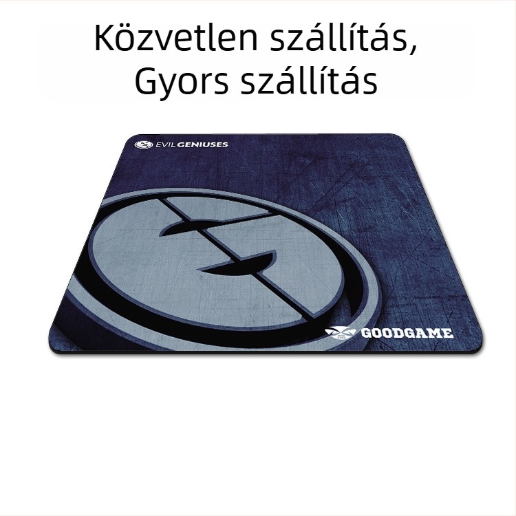 Gaming egérpad vastag szegéllyel, egyoldalas, szövetből, csuklótámasz, CS:GO, LOL és FPS játékokhoz