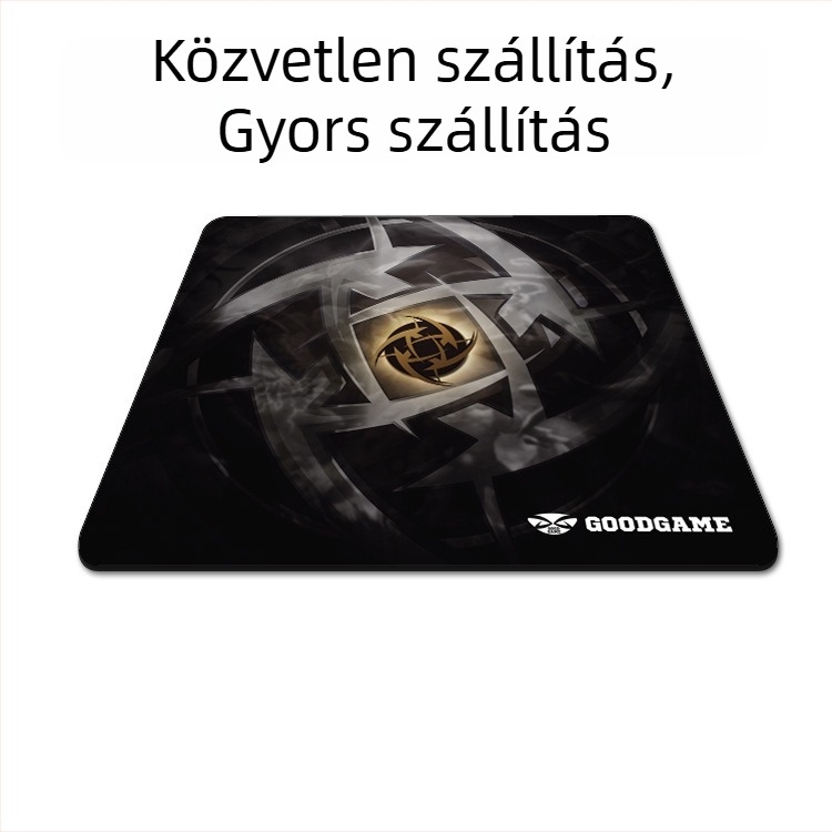 Gaming egérpad vastag szegéllyel, egyoldalas, szövetből, csuklótámasz, CS:GO, LOL és FPS játékokhoz