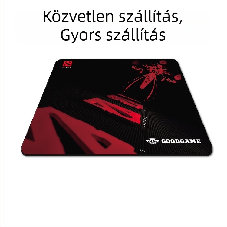 Gaming egérpad vastag szegéllyel, egyoldalas, szövetből, csuklótámasz, CS:GO, LOL és FPS játékokhoz