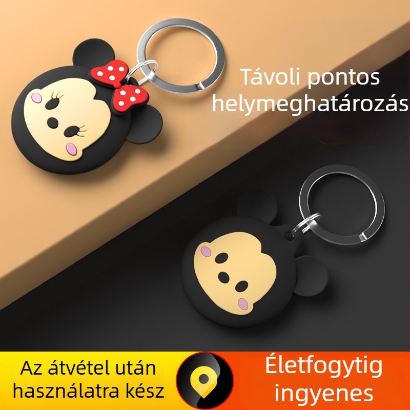 AK-28B GPS-nyomkövető gyerekeknek és idősödőknek, globális helymeghatározás, többfelhasználós követés, navigáció egyetlen gombbal, 240mAh akkumulátor, ABS, Android és iOS kompatibilis