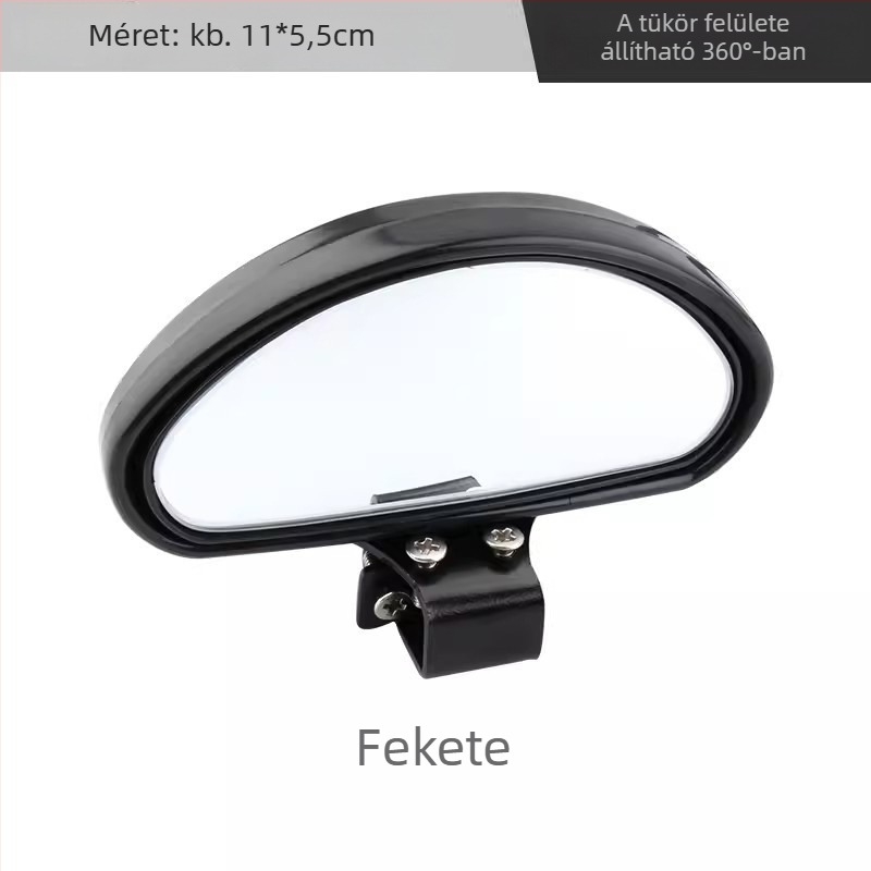 Autó hátrameneti tükör széles látómezővel, állítható, holttér-tükkel és tolatási segéddel
