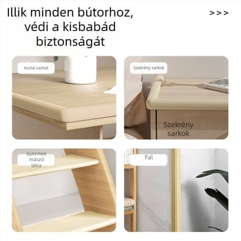 Vastagított és szélesebb baba- és gyerekbiztonsági sarkvédő szalagok kávéasztalhoz