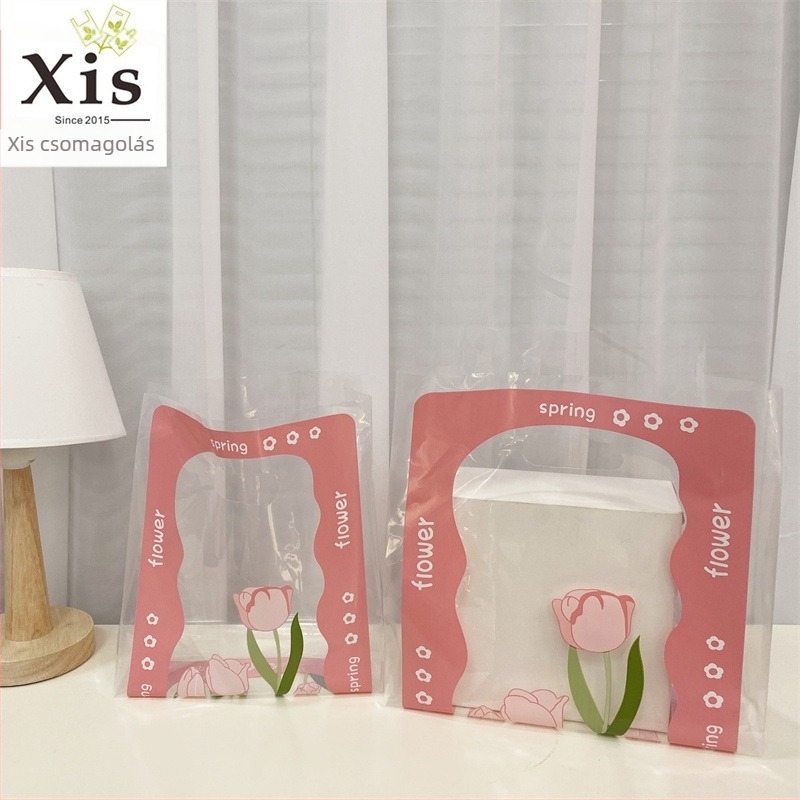 Átlátszó szállítótáska tea csomagolásához, kétszintű szerkezet; Márka: Xixi Da Packaging; Használat: tea csomagolás