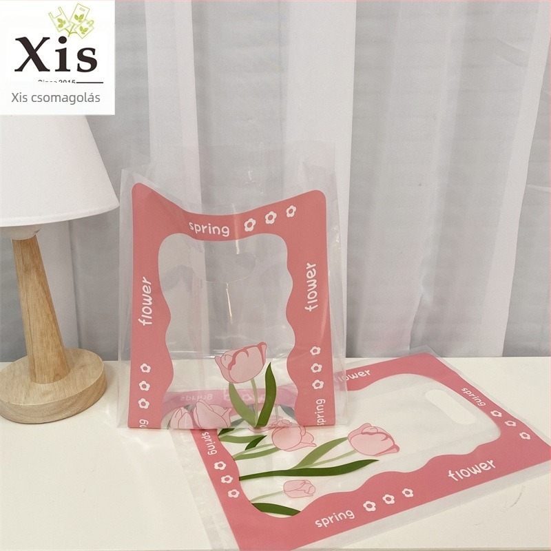 Átlátszó szállítótáska tea csomagolásához, kétszintű szerkezet; Márka: Xixi Da Packaging; Használat: tea csomagolás