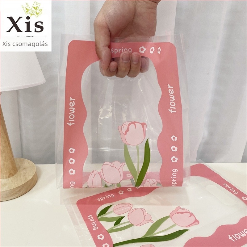 Átlátszó szállítótáska tea csomagolásához, kétszintű szerkezet; Márka: Xixi Da Packaging; Használat: tea csomagolás