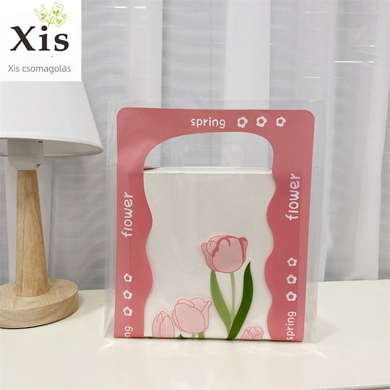 Átlátszó szállítótáska tea csomagolásához, kétszintű szerkezet; Márka: Xixi Da Packaging; Használat: tea csomagolás