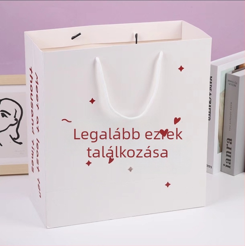 Karikatúrás születésnapi ajándéktáska UV nyomtatással, testreszabható, logóval