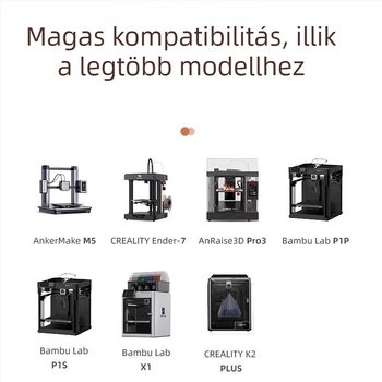 TPU 3D nyomtatási filament — rugalmas és tartós, pontosság ±0,02 mm, hossz 350 m, FDM 3D nyomtatókhoz