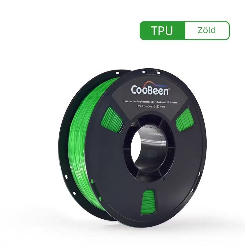 TPU 3D nyomtatási filament — rugalmas és tartós, pontosság ±0,02 mm, hossz 350 m, FDM 3D nyomtatókhoz