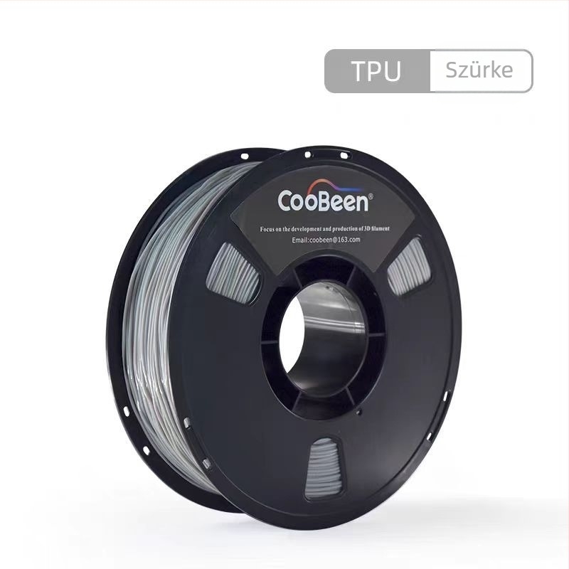 TPU 3D nyomtatási filament — rugalmas és tartós, pontosság ±0,02 mm, hossz 350 m, FDM 3D nyomtatókhoz