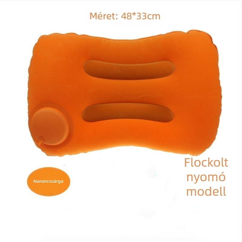 Felfújható párna - PVC, 0,1 cm vastagság, Modell 08, összecsukható, modern minimális stílus, nyomásalapú felfújás