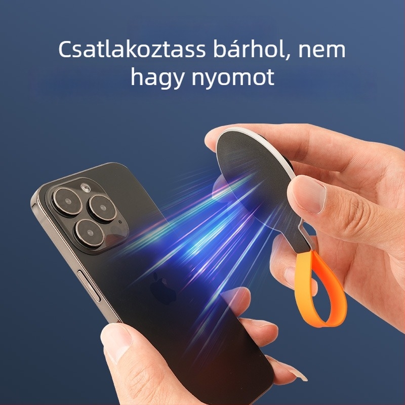 MagSafe szilikon szívófejes mágneses telefon-tartó üveg- és tükörfelületekhez (műanyag)