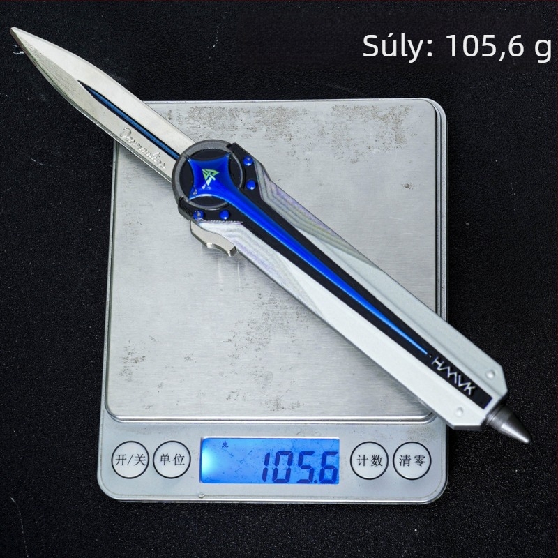 Ötvözetes fegyver dísz – Delta Polaris, kétirányú rugalmas kés modell Moment Animation-tól