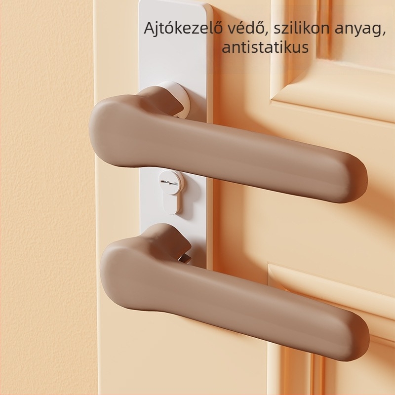 Szilikon ajtókilincs védőhüvely lopás elleni védelemmel, anti-statis és ütközés elleni védelemmel - Beishuqin, derékszögű kialakítás, 3000 darab, eredet Kína