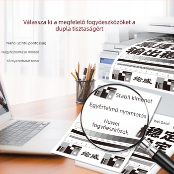 Tonerkazetta Lenovo M7400pro-hoz – kompatibilis 7605, LJ2400, 7605d, 7615 modellkkel; LT2451; oldalak száma 2600–5200