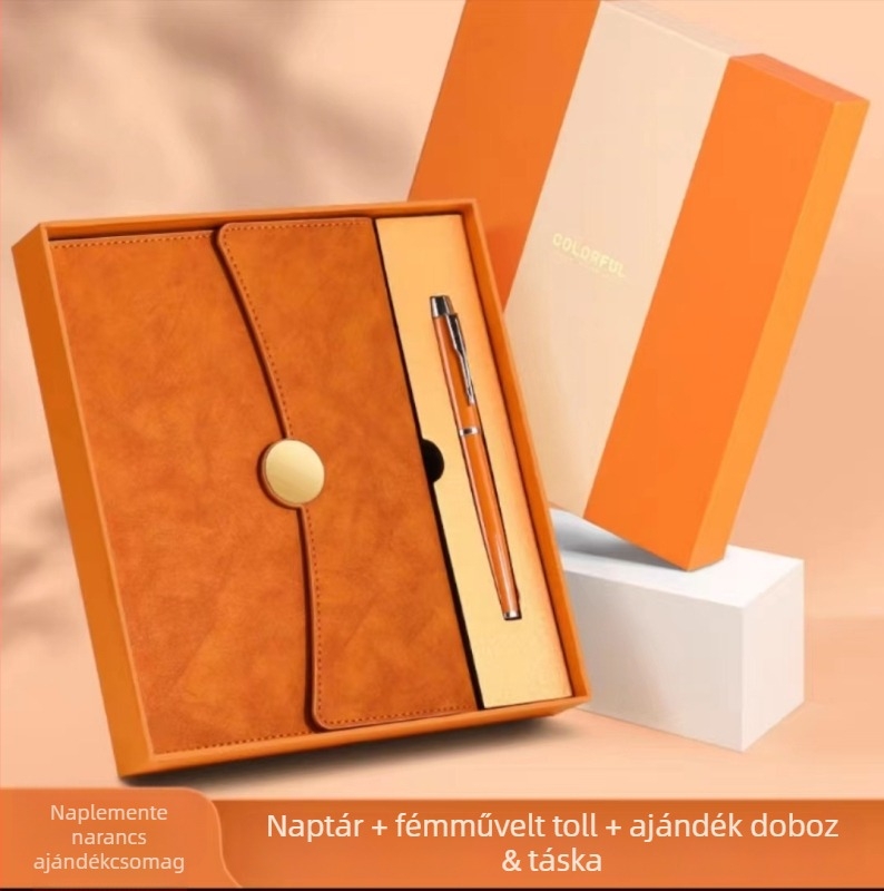 Notebook Morning long spirálkötéssel, műbőr borító, 80 g/m² papír, 200 oldal, logó nyomtatási lehetőség
