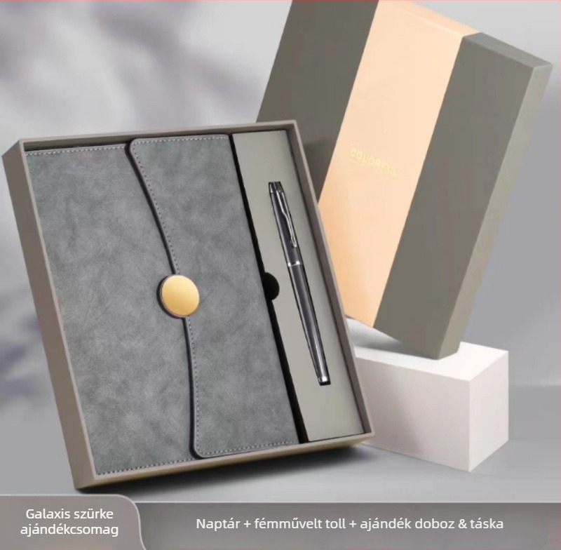 Notebook Morning long spirálkötéssel, műbőr borító, 80 g/m² papír, 200 oldal, logó nyomtatási lehetőség