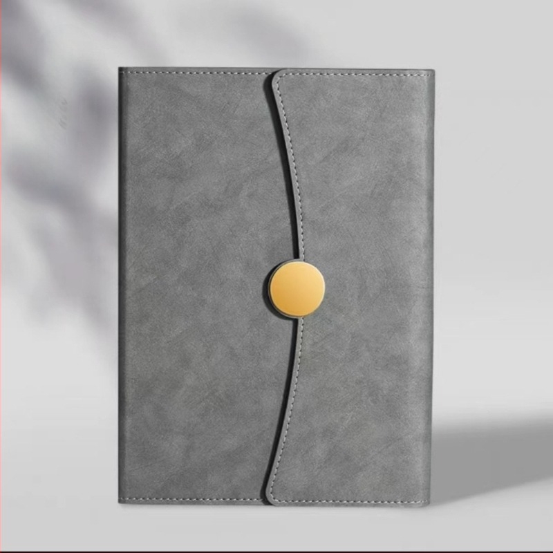 Notebook Morning long spirálkötéssel, műbőr borító, 80 g/m² papír, 200 oldal, logó nyomtatási lehetőség