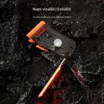 Kerékpár hátsó lámpa — USB-C töltés, szíj szerelés, terepkerékpár éjszakai használathoz