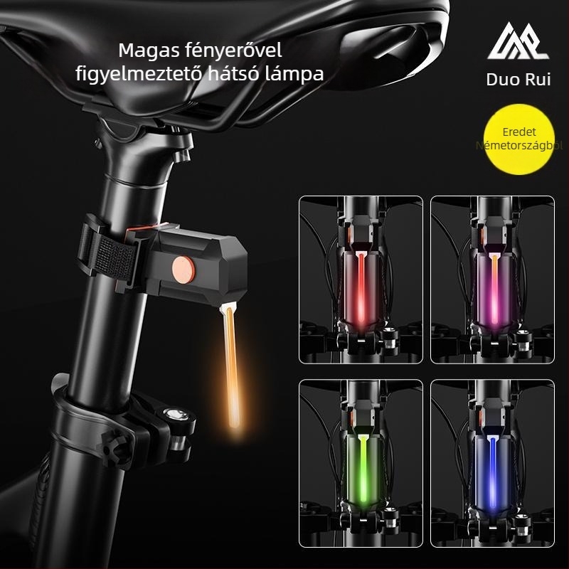 USB-töltésű kerékpár hátsó lámpa – éjszakai bringázásbiztonság országúti és MTB kerékpárokhoz, márka Senowoiry/ji rui, testreszabás nélkül