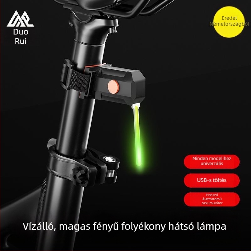 USB-töltésű kerékpár hátsó lámpa – éjszakai bringázásbiztonság országúti és MTB kerékpárokhoz, márka Senowoiry/ji rui, testreszabás nélkül