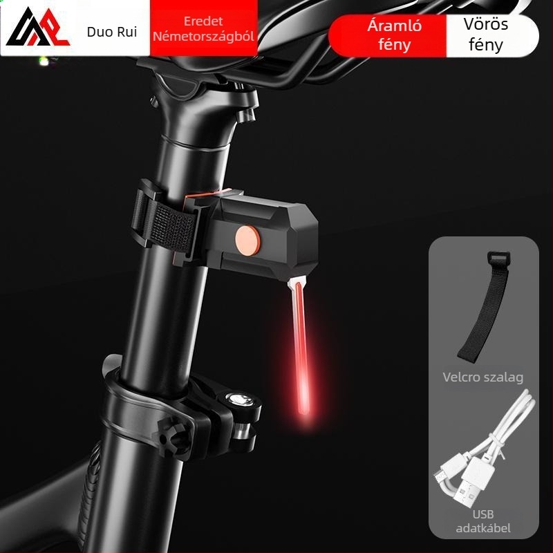 USB-töltésű kerékpár hátsó lámpa – éjszakai bringázásbiztonság országúti és MTB kerékpárokhoz, márka Senowoiry/ji rui, testreszabás nélkül