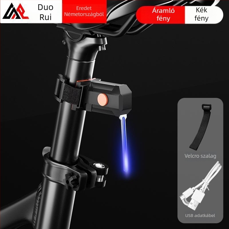 USB-töltésű kerékpár hátsó lámpa – éjszakai bringázásbiztonság országúti és MTB kerékpárokhoz, márka Senowoiry/ji rui, testreszabás nélkül