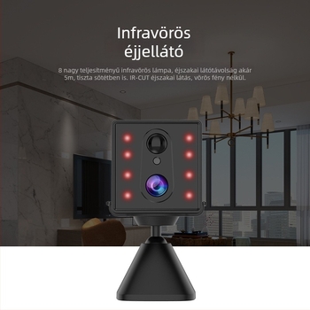 Hálózati kamera CB70/CB70W-4G No Data Fee Version, 4 mm objektív, minimális megvilágítás 1 lux, IR távolság 5 m