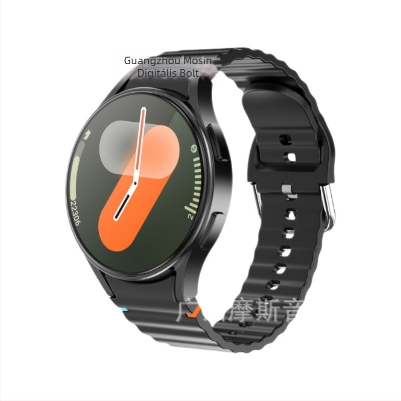 Watch7Max okosóra Bluetooth headsettel, AMOLED körkijelző, alumíniumötvözet tokkal, iOS-kompatibilis, napi vízálló, akkumulátor-üzemidő kevesebb mint 7 nap