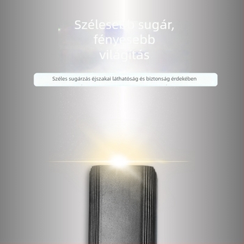 Elülső kerékpár lámpa nagy fényerővel, beépített hangjelzővel, USB-C töltés, 800 mAh akkumulátor, gyorscsatolásos rögzítés