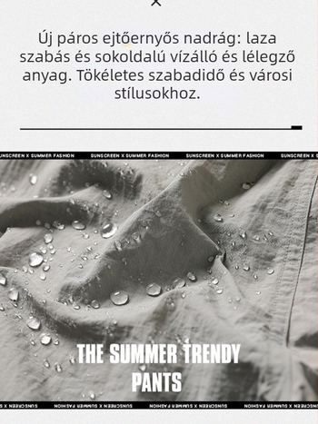 Uniszex gyorsan száradó túranadrágok: szélálló, vízálló, könnyű, kopásálló
