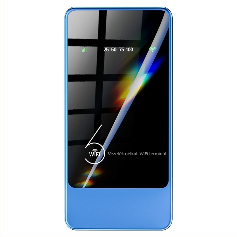 2 az 1-ben hordozható WiFi és mobil töltő, játékhoz és streaminghez, WiFi 6 és háromhálózati kompatibilitás