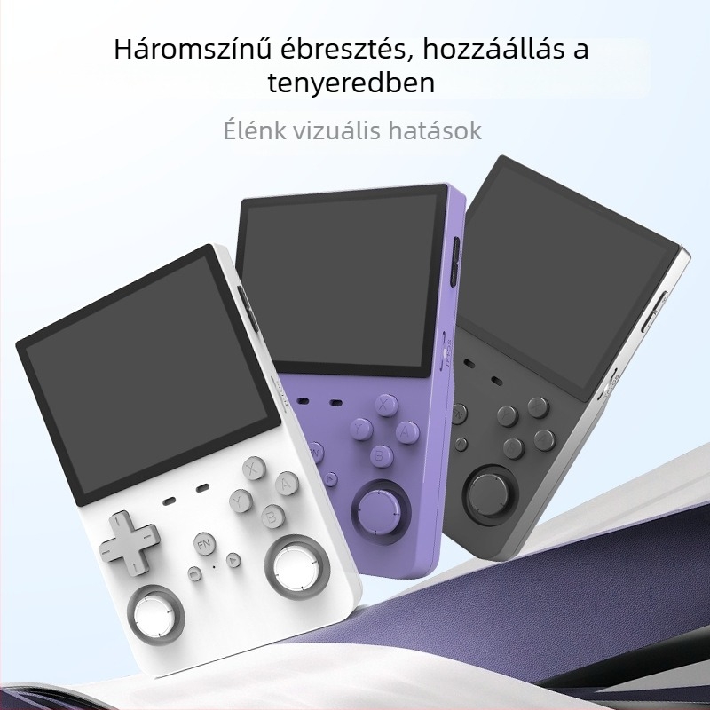 Hordozható joystick játék konzol, nosztalgikus retró stílussal, RPG játékok (128GB memória, USB OTG, nyílt forráskódú operációs rendszer, vezeték nélküli kapcsolat, eredeti szoftver)