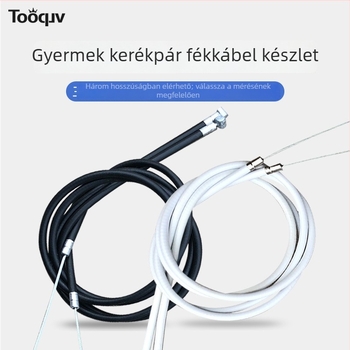 Fék-kábel készlet kerékpárokhoz és babakocsikhoz, első és hátsó fék kábelek, testreszabható