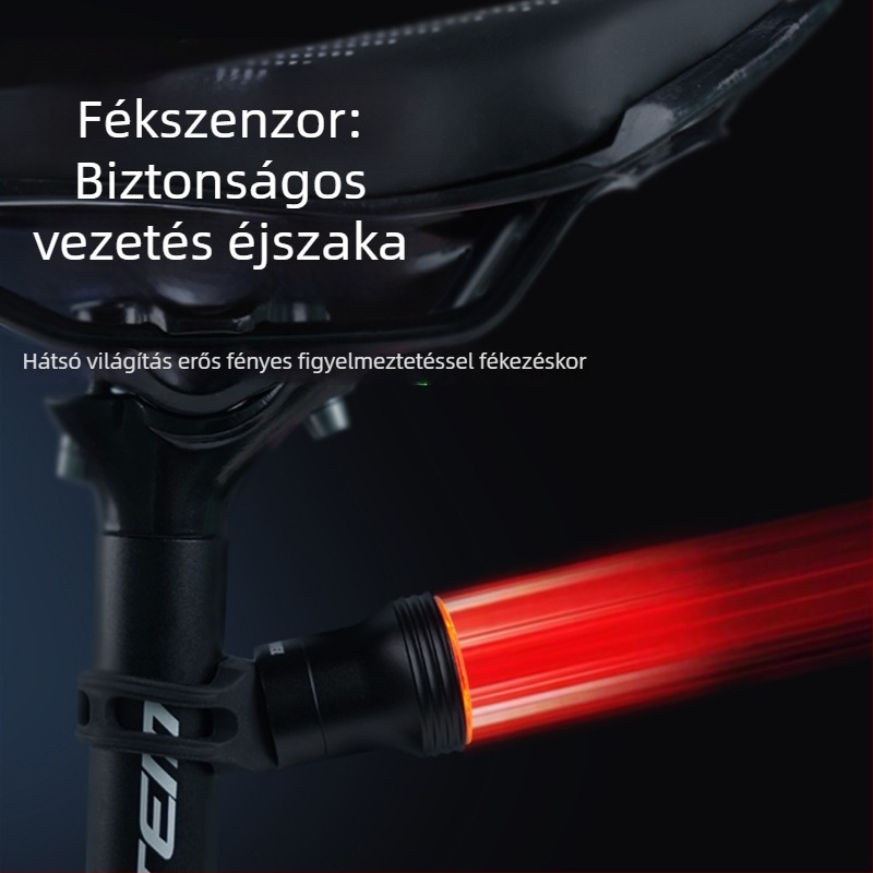 Intelligens fékérzékelős hátsó világítás út- és MTB biciklikhez – Romarvel, testreszabható feldolgozás, hivatalos magántulajdonú márka, importálás nélkül