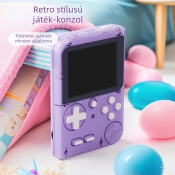 Hordozható retro játékkonzol, 400-in-1, 8-bites operációs rendszer, 8GB memória, 720p kijelző