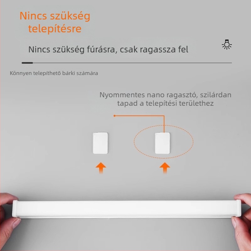 Csatlakozós falikar LED csőfénnyel, háromvédelmi LED-szalag világítás, hálószobai éjjeli lámpa, T5/T8 tartó