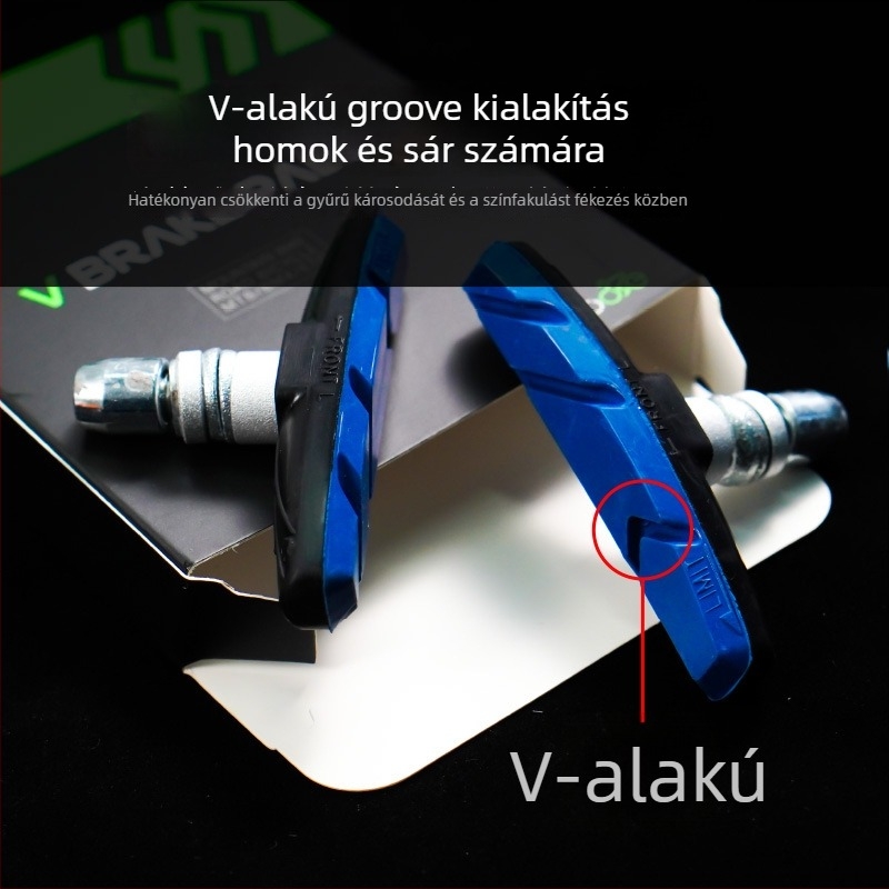 Chooee V-fék gumibetétes fékbetét kerékpárhoz, csendes, mechanikus