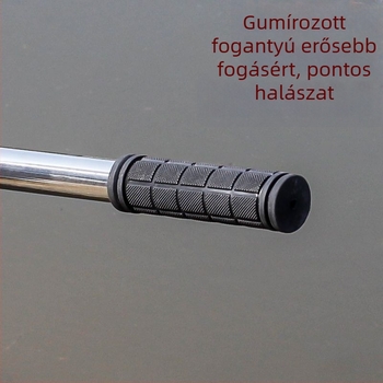 A1R Rozsdamentes acél, hosszú rúd, tömör belső gyűrűvel és öntött hálófejjel, háló 0.3