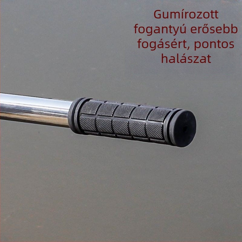 A1R Rozsdamentes acél, hosszú rúd, tömör belső gyűrűvel és öntött hálófejjel, háló 0.3