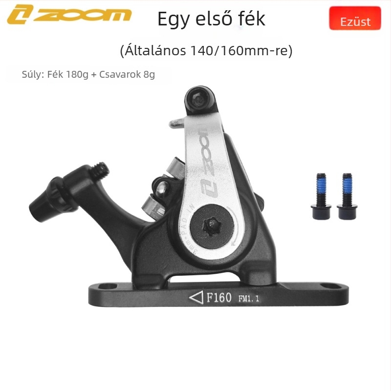 Zoom országúti kerékpár tárcsafékkészlet, mechanikus, eleje és hátsó, DB700