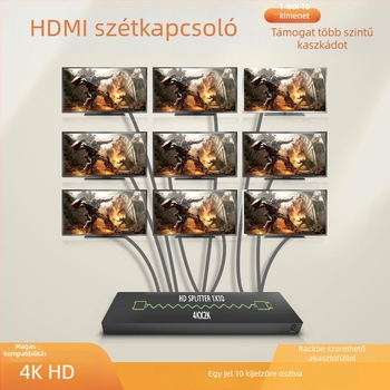 Xiao He XH0102-F HDMI kapcsoló/osztó, 1x16 kimenetek, 4K UHD (3840x2160)